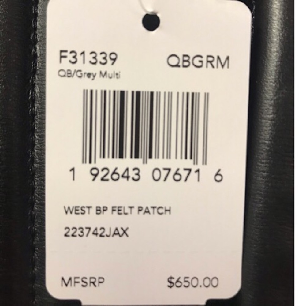 NWT Coach West Backpack W/ Military Patches $650 - Picture 4 of 4